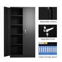 Classeur ignifuge robuste à 2 portes pour le stockage de documents de sécurité pour le bâtiment de bureaux de l'école
