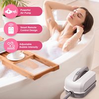 Tapis de massage électrique portable CF avec ventouses antidérapantes, étanche, pour bain à bulles et spa à domicile