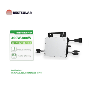 Inversor solar de cadena única de alta eficiencia certificado por la UE IP65 conexión a red Wi-Fi/4G 24V/48V entrada sistemas fotovoltaicos domésticos 95% - Product Image 4