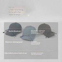 Gorra de Béisbol Ajustable de Algodón 100% con Lazo, Protección Solar, Estiliza el Rostro, Duradera, a la Moda para Primavera
