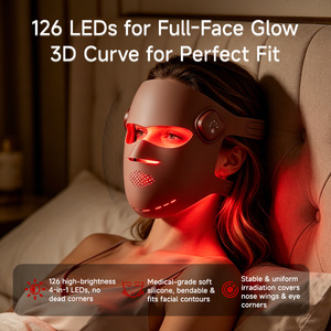 EYCO Presale Maschera LED per Viso con Terapia Fotonica 850nm 630nm, Dispositivo Portatile in Silicone per Cura della Pelle - Product Image 2