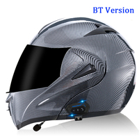 Casque Modulable à Succès DOT Allemand avec Intercom Bluetooth Intégré pour Motocross et Moto