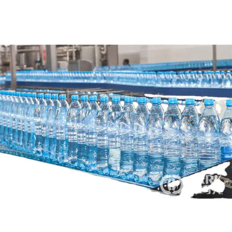 500 ml komplette wasseranlage Waschen Abfüllen verschließen Etikettiermaschine Trinken Mineralwasser Verpackung Flaschenfüllmaschine