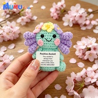 Poupée Amigurumi Axolotl au Crochet Faite Main Personnalisée en Gros pour l'Énergie Positive, Cadeau pour la Maison et le Bureau