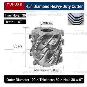 Máquina cortadora de recorte CNC automática duradera YUFU, fresa en espiral de flor de ciruelo de diamante, pieza de maquinaria de carpintería fácil - Product Image 4