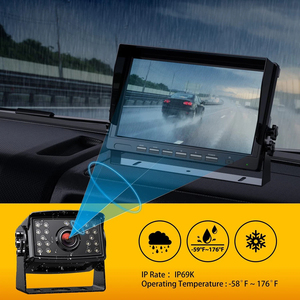 Iposter không dây 10.1 "DVR 4-màn hình màn hình + 1080P Side View Rear View máy ảnh xe tải RV - Product Image 4