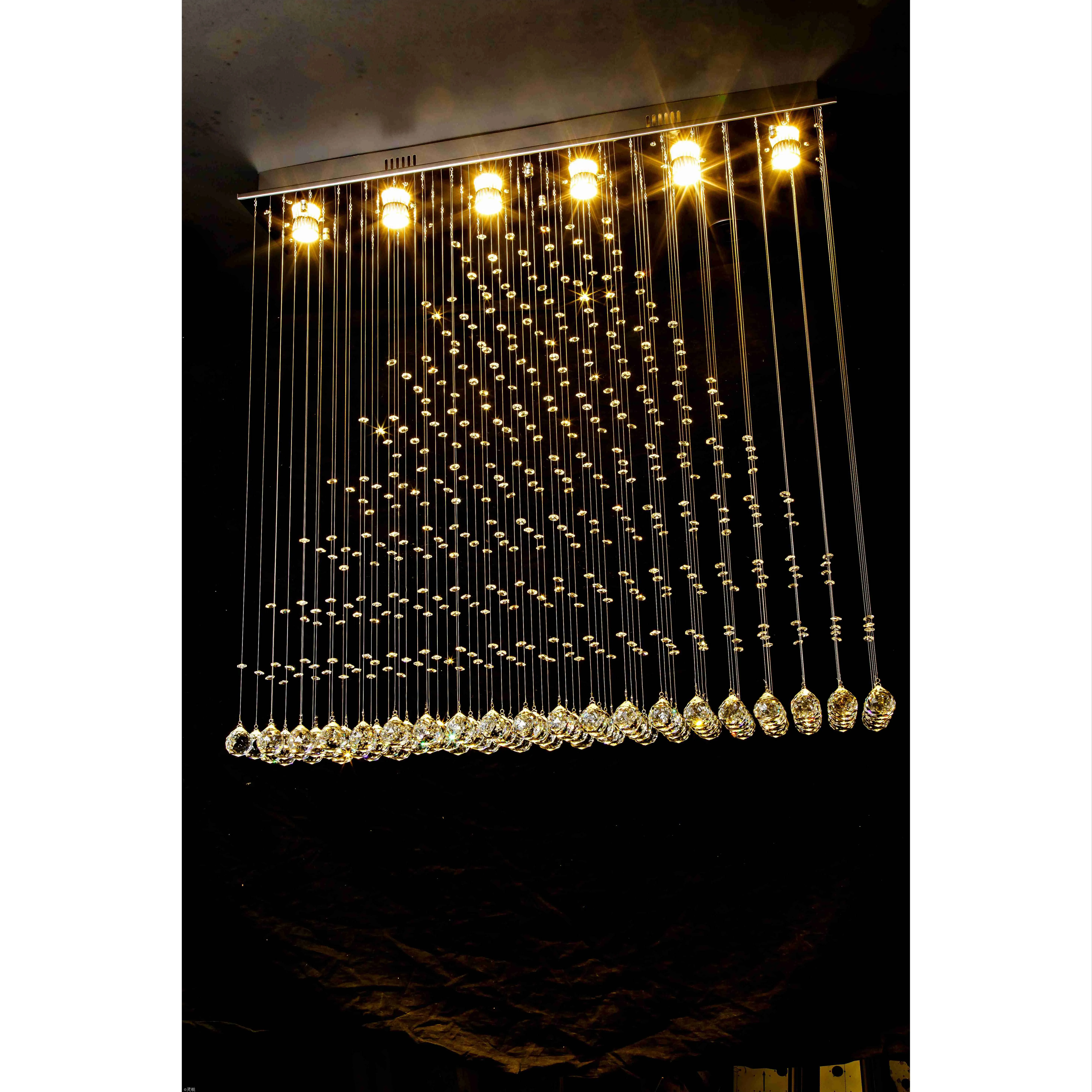 Avizeler kolye ışıkları lüks ışık Modern ışıkları Nordic tarzı tavan avize altın oturma odası demir 18 / Jie Cheng