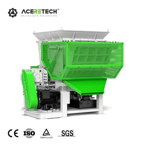 Low Maintenance Cost Waste Plastic Recycling Single Shaft Shredder Machine For ICB Buckets MS1200