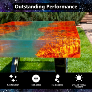 <span class=keywords><strong>Resina</strong></span> <span class=keywords><strong>Epoxi</strong></span> AB Crystal Glue en Envase de 1 Galón, <span class=keywords><strong>Resina</strong></span> <span class=keywords><strong>Epoxi</strong></span> de Curado Rápido y Autonivelante <span class=keywords><strong>para</strong></span> Manualidades, Trabajos en Madera - Product Image 4