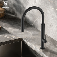 Robinet de cuisine moderne à poignée unique avec mitigeur eau chaude et froide