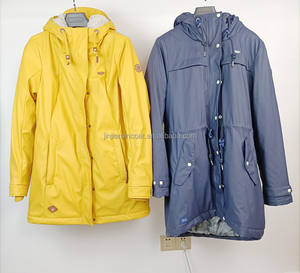 Chaqueta Impermeable de Invierno para <span class=keywords><strong>Mujer</strong></span>, Chaqueta de Montaña de PU, <span class=keywords><strong>Parka</strong></span> de Lana, Forro Cálido de Algodón, Impermeable - Product Image 6