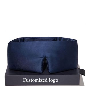 Women Men Soft Blackout 100% Mulberry <b>Sleep</b> Cover Eyemask Large Silk Eye <b>Mask</b> With Adjustable Velcro - Product Image 2