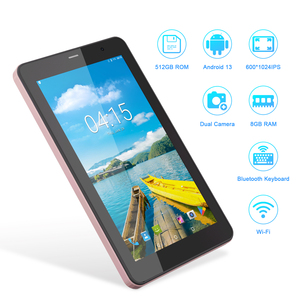 แท็บเล็ตธุรกิจ C Idea ขนาด 7 นิ้ว ระบบ Android 13 แรม 8GB ความจุ 512GB รองรับ Wi-Fi หน้าจอแบบ Capacitive พร้อมคีย์บอร์ดและเคส (สีชมพู) - Product Image 3