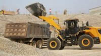 Chargeuse sur pneus neuve de marque chinoise de premier plan, capacité nominale de 12 tonnes, modèle 8128H avec godet de 7 m³