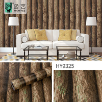 Rouleaux de Papier Peint Adhésif Effet Bois Grain Pellicule Murale Décorative PVC Vinyle Imperméable Contact en Bois