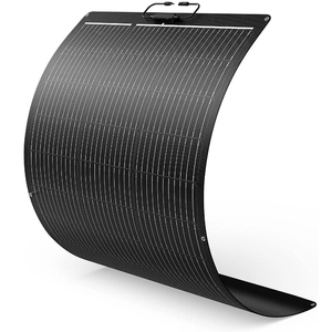Panel Solar Flexible Ultrafino y Plegable ALECTER SOLAR APH-P137 de 100W, 12V, 23% de Alta Conversión, Módulo Fotovoltaico para RV, Barco, Generador - Product Image 1