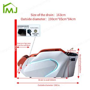 Lujo eléctrico de cuerpo completo cómoda mesa de masaje peluquería champú cama de spa - Product Image 6