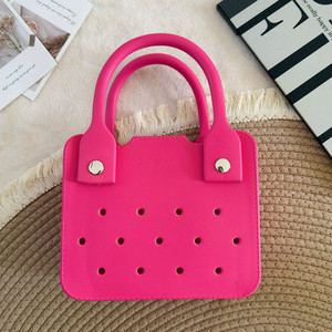 2025 personnalisé imperméable gelée bonbons <span class=keywords><strong>EVA</strong></span> fourre-tout panier <span class=keywords><strong>sac</strong></span> femmes plage ouverte Silicone <span class=keywords><strong>sac</strong></span> à main - Product Image 1