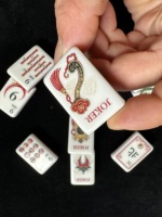 Jeu de Mahjong américain, 160 tuiles, avec étui souple à fermeture éclair et livre de scores, version américaine traditionnelle, pour club social