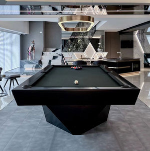 BC-03 nhà sang trọng bảng hồ bơi tùy chỉnh 8-Ball Đen Slate bảng màu xanh lá cây vải phong cách hiện đại Snooker bảng làm bằng đá cẩm thạch cao su da - Product Image 3