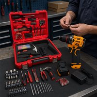 Perceuse à percussion sans fil portable SADIS avec batterie au lithium