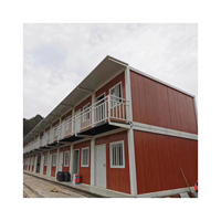 Maison modulaire préfabriquée, conteneur préfabriqué de 20 pieds, facile à installer, conteneur détachable