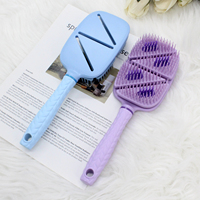 2023 nouvelle brosse démêlante professionnelle en matériau souple pour Extension de cheveux, masseur de cuir chevelu, brosses démêlantes pour femmes