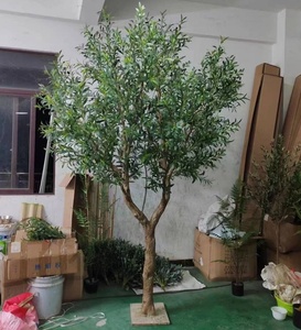 Albero <span class=keywords><strong>di</strong></span> Ulivo Artificiale per Decorazione <span class=keywords><strong>di</strong></span> Casa, Ufficio, Centro Commerciale e Negozi, Grande Albero <span class=keywords><strong>di</strong></span> Ulivo Finto - Product Image 1