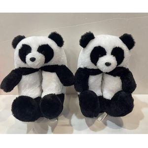 Venta al por mayor lindo y cómodo unicornio para pantuflas para mujer novedad Animal de dibujos animados de peluche de juguete Casa de plástico para pantuflas - Product Image 4