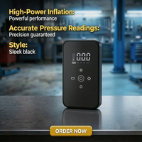 Smart Digital Portable Car Inflatable Device Auto Shut Off Preset Pressure Fast Inflation LED Tire Inflatable