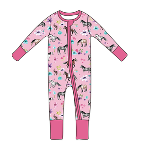 <span class=keywords><strong>Pyjama</strong></span> en fibre de bambou imprimé personnalisé Barboteuse Sapin de Noël Motif Père Noël Combinaison à manches longues Nouveau-né Bébé Garçons Filles - Product Image 6
