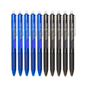 Juego de Bolígrafos de Gel de Plástico con Tinta que Desaparece a Alta Temperatura, Juego de Bolígrafos Personalizables Recargables y Borrables con Borrador - Product Image 1