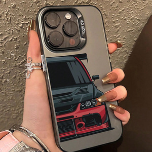 Ốp điện thoại xe hơi anime phản quang <span class=keywords><strong>laser</strong></span> mềm dành cho <span class=keywords><strong>iPhone</strong></span> 17 16 Pro Max và <span class=keywords><strong>iPhone</strong></span> 15 Pro Max 14 13 12 11 - Product Image 1