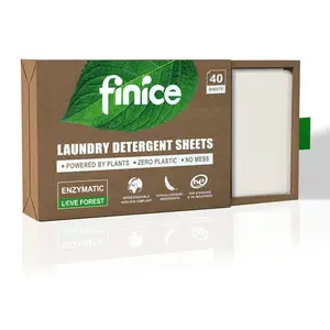 Finice carta detergente per bucato strisce per bucato ecologiche foglio di lavaggio ecologico