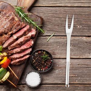 Ensemble d'accessoires pour barbecue en acier inoxydable, outils de barbecue portables résistants à la chaleur, spatule de cuisine, fourchette, pince - Product Image 6