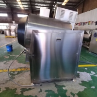 Machine de cuisson rotative automatique à tambour pour wok, friture, rôtissage, épices chili, fruits secs, boulangerie, moulin à farine, en acier inoxydable 304