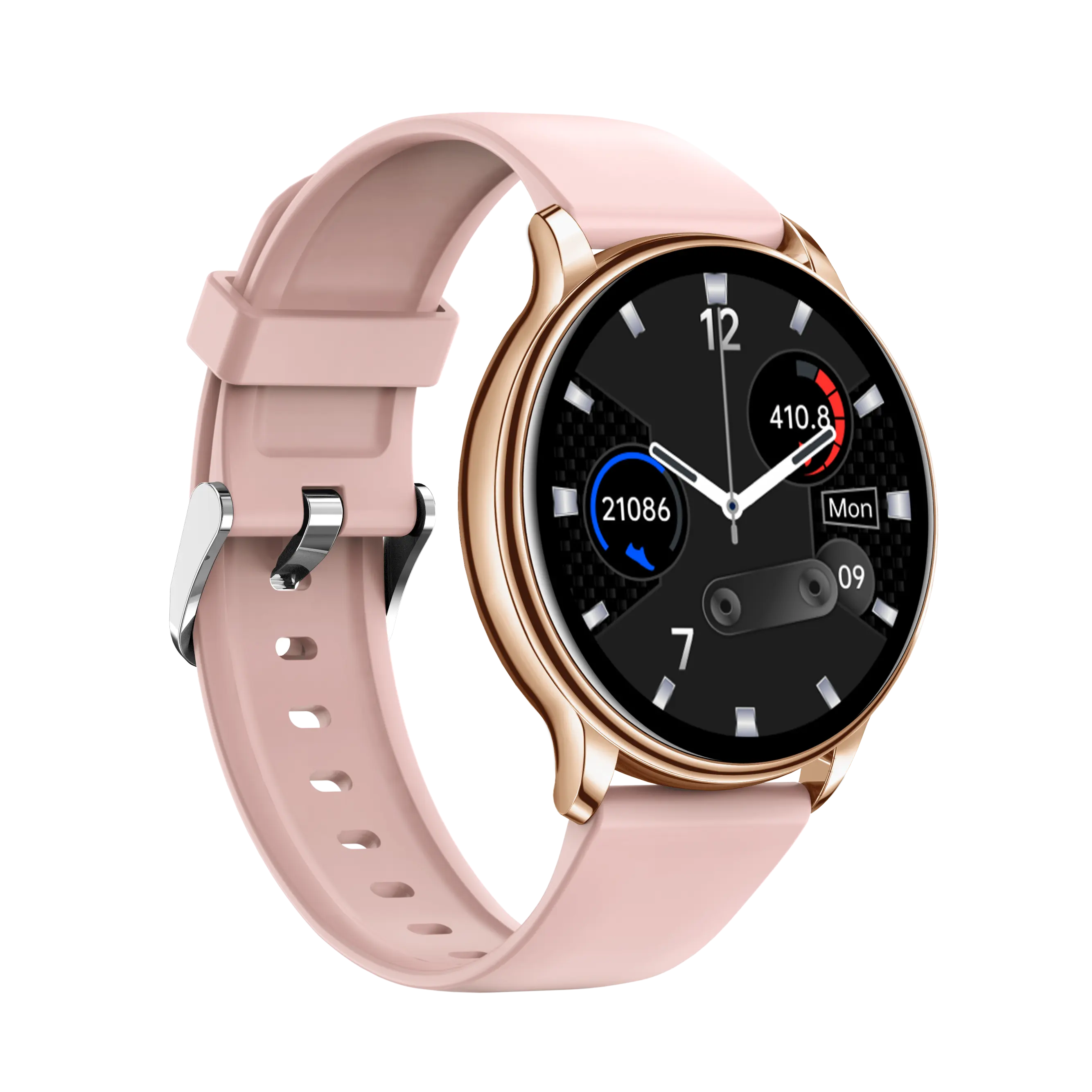 Y33 Bt5.0 Waterproof Smart Watch Full Screen Touch Fashionable Wearable Device Full Font Display Android Iso Heart Rate Monitor