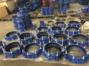 Pn10/16/25 dễ uốn sắt phổ hạn chế mặt bích <span class=keywords><strong>Adapter</strong></span> linh hoạt phụ kiện đường ống cho PVC HDPE Ống - Product Image 6