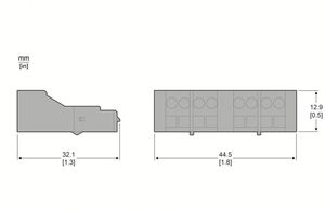 Contacteurs en aluminium GVAE11 1NO+1NC - Montage frontal - Automatisation industrielle et moteur - 100k cycles - Bloc de contact auxiliaire 2,5A - Product Image 5