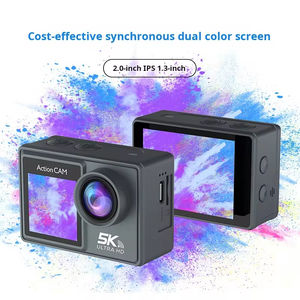 EIS Sports cam Haute Résolution 4K 60FPS 5K 30FPS WIFI Double écran couleur tactile 1.5 pouces & 2 pouces Action Camera Caméscope Numérique - Product Image 3