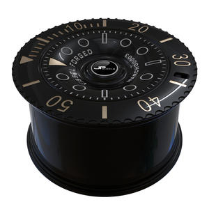 Rines de Aleación Forjados T6061-T6 con Letras Grabadas, 21x11.5 Pulgadas, 5x112, Aluminio Negro, Precio de Fábrica # JM7166 - Product Image 3