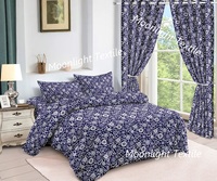 Ensemble de draps et rideaux de lit carrés géométriques en polyester pour mariage, style africain, 6 pièces