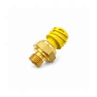 Sensor de presión de aceite de motor 4921493, cuerpo de latón, conector amarillo para reemplazo de motor Cummins M11 Volvo