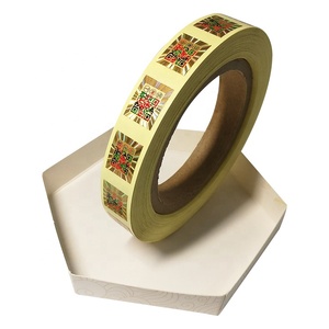 맞춤형 자체 접착 담배 및 알코올 포장 변조 방지 QR 코드 홀로그램 보안 핫 스탬핑 호일 라벨 - Product Image 5