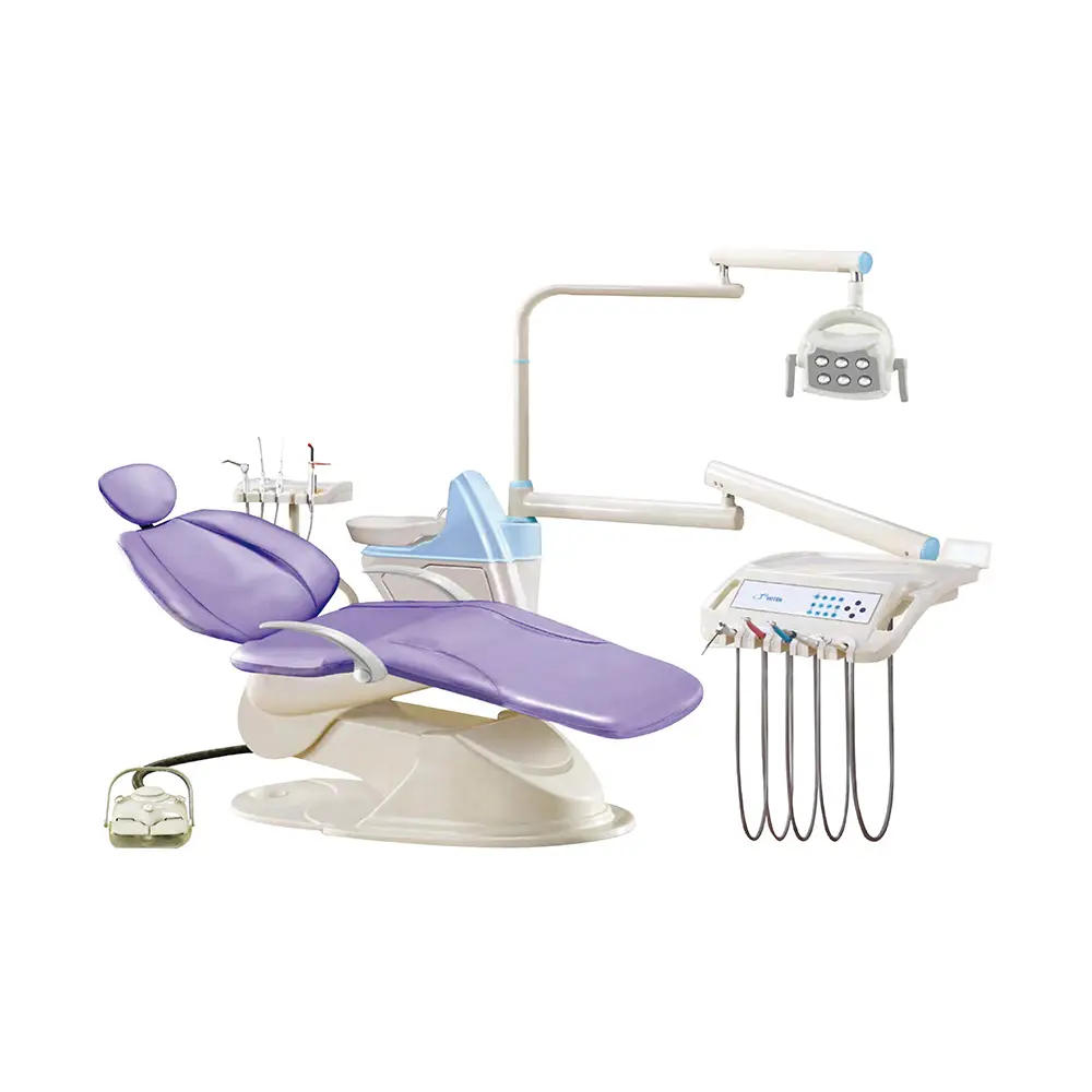 卸売業者のためのヨーロッパスタイルの歯科用椅子トップマウント歯科用椅子ユニットT60