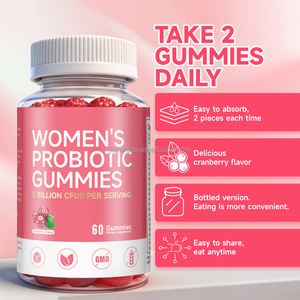 Gomitas Probióticas <span class=keywords><strong>para</strong></span> Mujeres con Sabor a Arándano, Favorecen la Digestión <span class=keywords><strong>Intestinal</strong></span>, Suplementos <span class=keywords><strong>para</strong></span> la Salud Inmunológica Femenina - Product Image 2