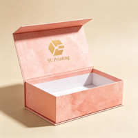 Emballage cosmétique magnétique en carton rigide de luxe, grande boîte cadeau en papier avec logo personnalisé
