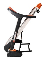 Cinta de correr motorizada eléctrica plegable HSM pantalla LCD para usuarios de hasta 120kg material ABS máquina de gimnasio para correr trotar
