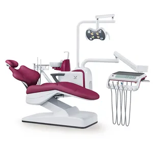 Medical Dental chair with 9 memory program with air compressor dental equipment