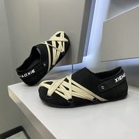 Baskets pour hommes Printemps 2026 Nouveauté à semelle intermédiaire épaisse en EVA, fermeture chaussette, respirantes, antidérapantes, à bout rond